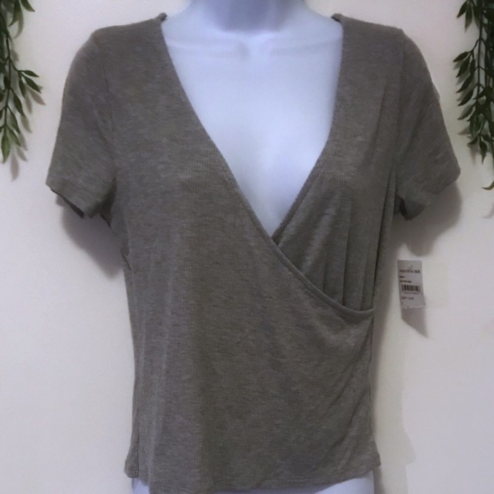 PST by Project Social T Short Sleeve Surplice Top
